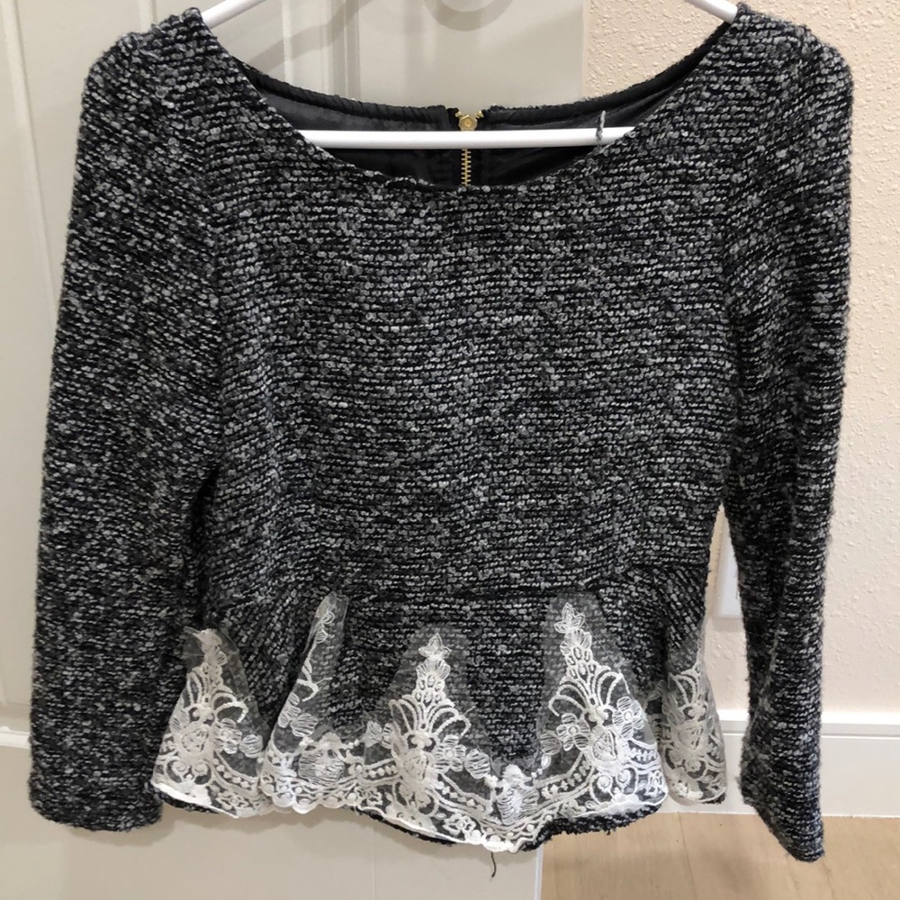 Blazer-like peplum
